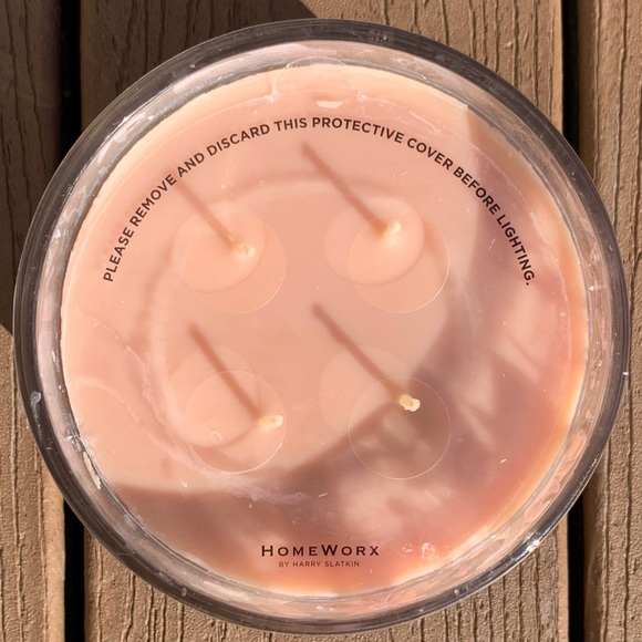 🆕SPICED VANILLA PUMPKIN HARRY SLATKIN HOMEWORX 4 WICK, 18oz CANDLE NWTS! - Picture 2 of 5
